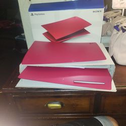 Playstation 5 Disc Version Cover Matte Red