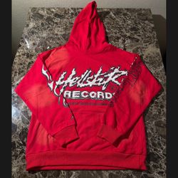 Red Hellstar Records hoodie Size M