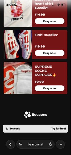 I HAVE EVERY PRODUCT YOU WANT IF YOU WANT SHOES OR OTHER ITEMS DM ME