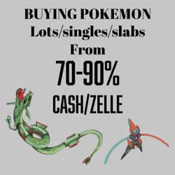 Buying pokemon Card collections/singles/slabs