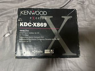 Kenwood KDC-X869 Car Stereo NEW