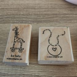 Baby Shower Wooden Stamps