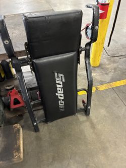 Flat-Oval Heavy-Duty Creeper (Black)