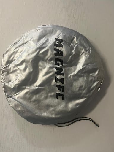 MAGNIFC Car Windshield Sun Shade | Reflective Foldable Sunshield for UV & Heat Protection | Premium Car Interior Accessory | Compact (62x 32 inches)