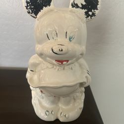 Vintage Walt Disney Turnabout 4 In 1 Mickey & Minnie Mouse Cookie Jar 13”