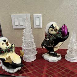 Pingüinos Navideños