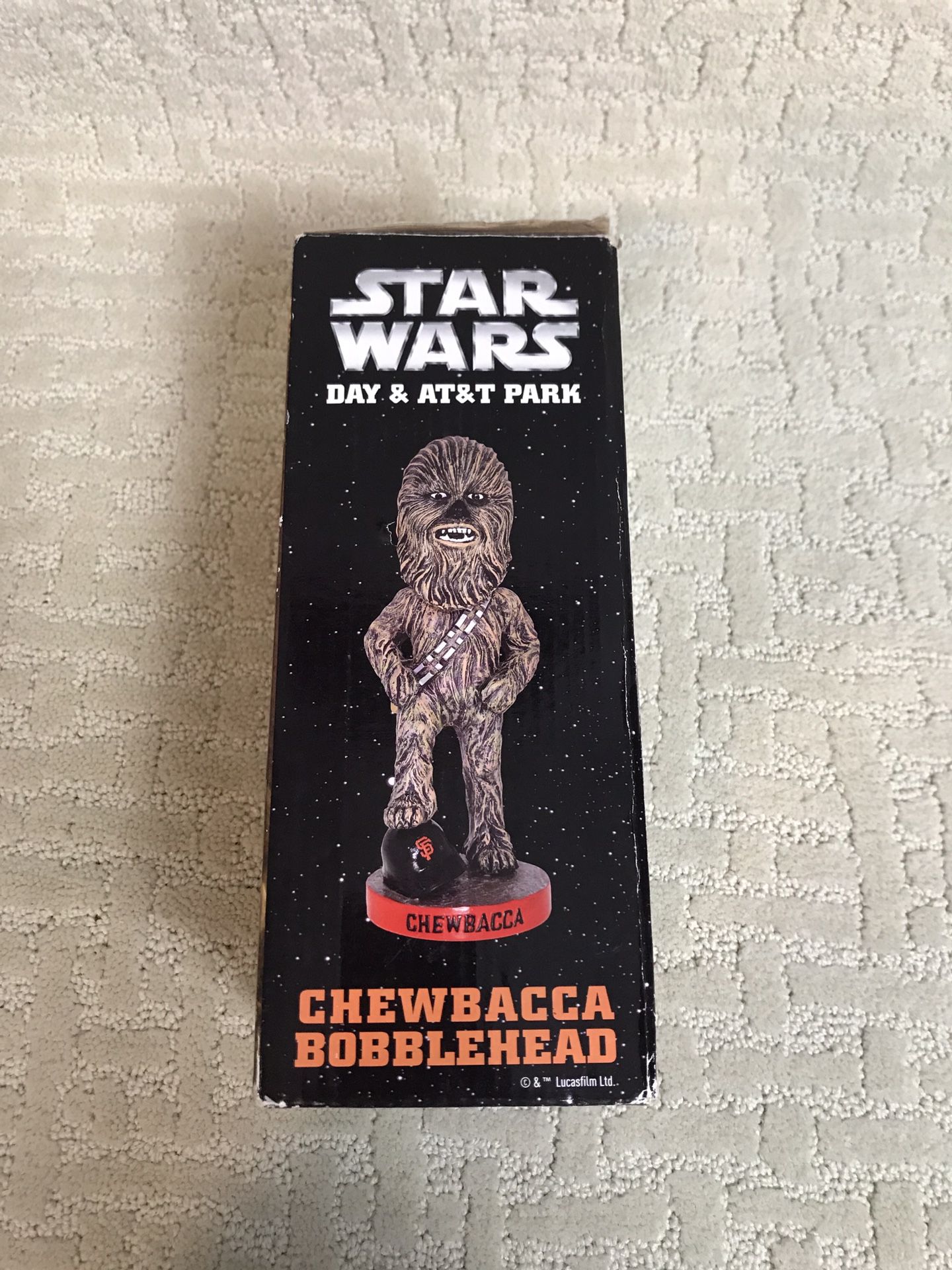 SF GIANTS 2015 Star Wars Chewbacca SGA bobblehead bobble New in box