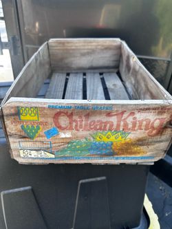 Vintage wood fruit crate- AS IS