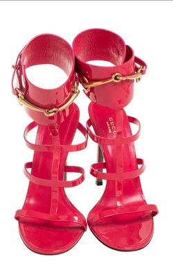 Gucci ursula pink heels