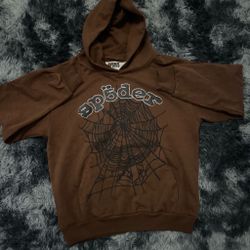 SP5DER x Travis Scott Rhinestone Web Hoodie Size-L