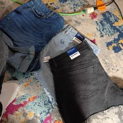 Women's Denim Shorts Old Navy Two New Pair One Use See Descriptions $5 Each