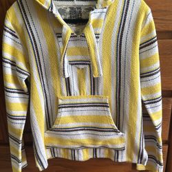 "Original Senor Lopez" Baja Poncho/Hoodie - Vintage