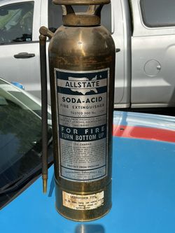 Allstate soda acid fire extinguisher