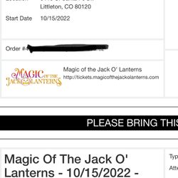 Magic Of The JackOlanters Tickets  Thumbnail