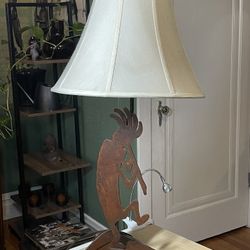 Vintage Kokopelli Iron Lamp