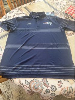 Brand new New Balance New England Patriots golf shirt Men’s XL