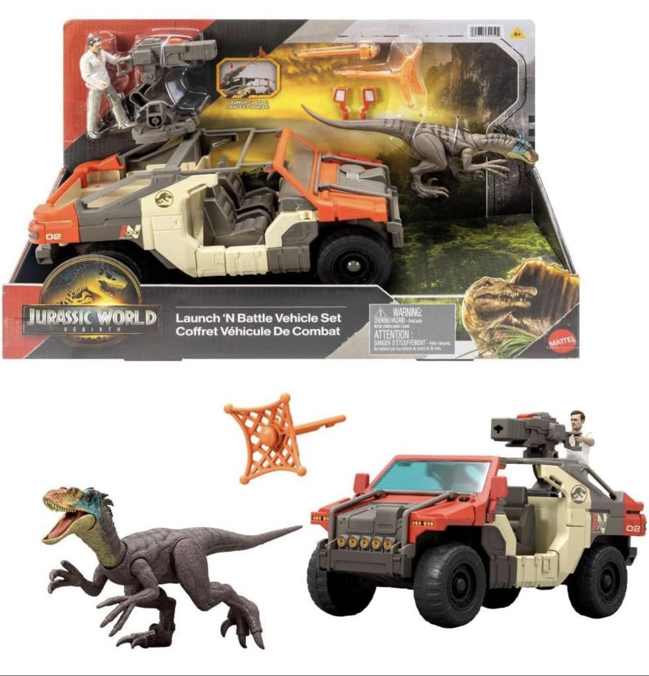 Jurassic World Launch ’N Battle Vehicle 🦖