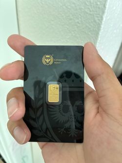 Germania Mint 1g 999.9 Fine Gold Bar