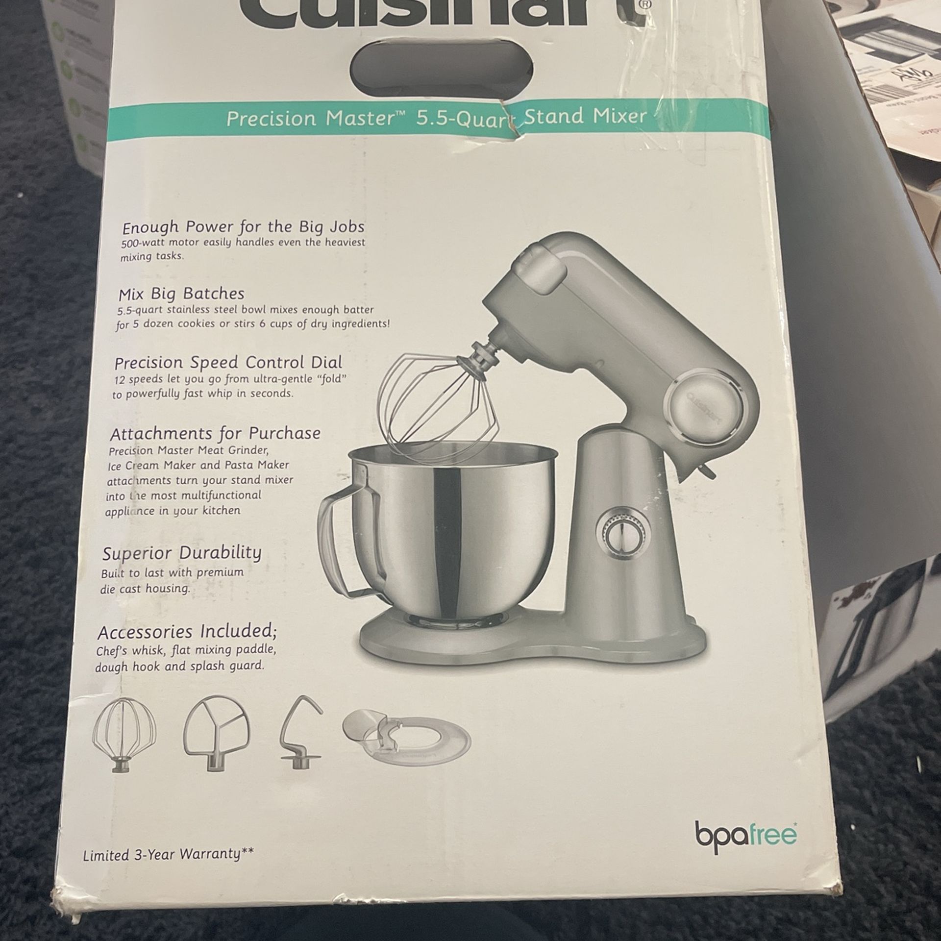 Cuisinart Precision Master 5.5-Quart Stand Mixer For Sale