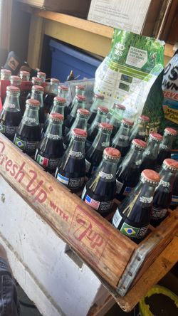 Vintage Coke bottles
