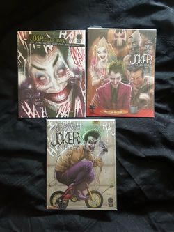 DC Black Label Joker: Killer Smile (2019) 1 2 3 Cover B Kaare Andrews Set NM/VF