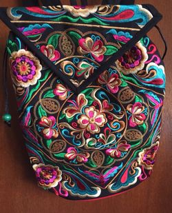 Tibetan hand made double shoulder strap backpack