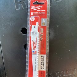 6” Wood Sawzall Blades 5PK