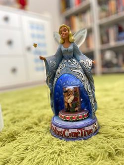 Jim Shore Pinocchio Blue Fairy Dreams Come True