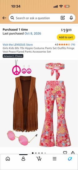 Hippie costume kids