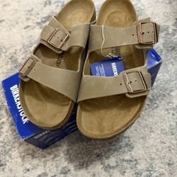 Birkenstock Arizona Oiled Leather Sandal-Men’s Size 12