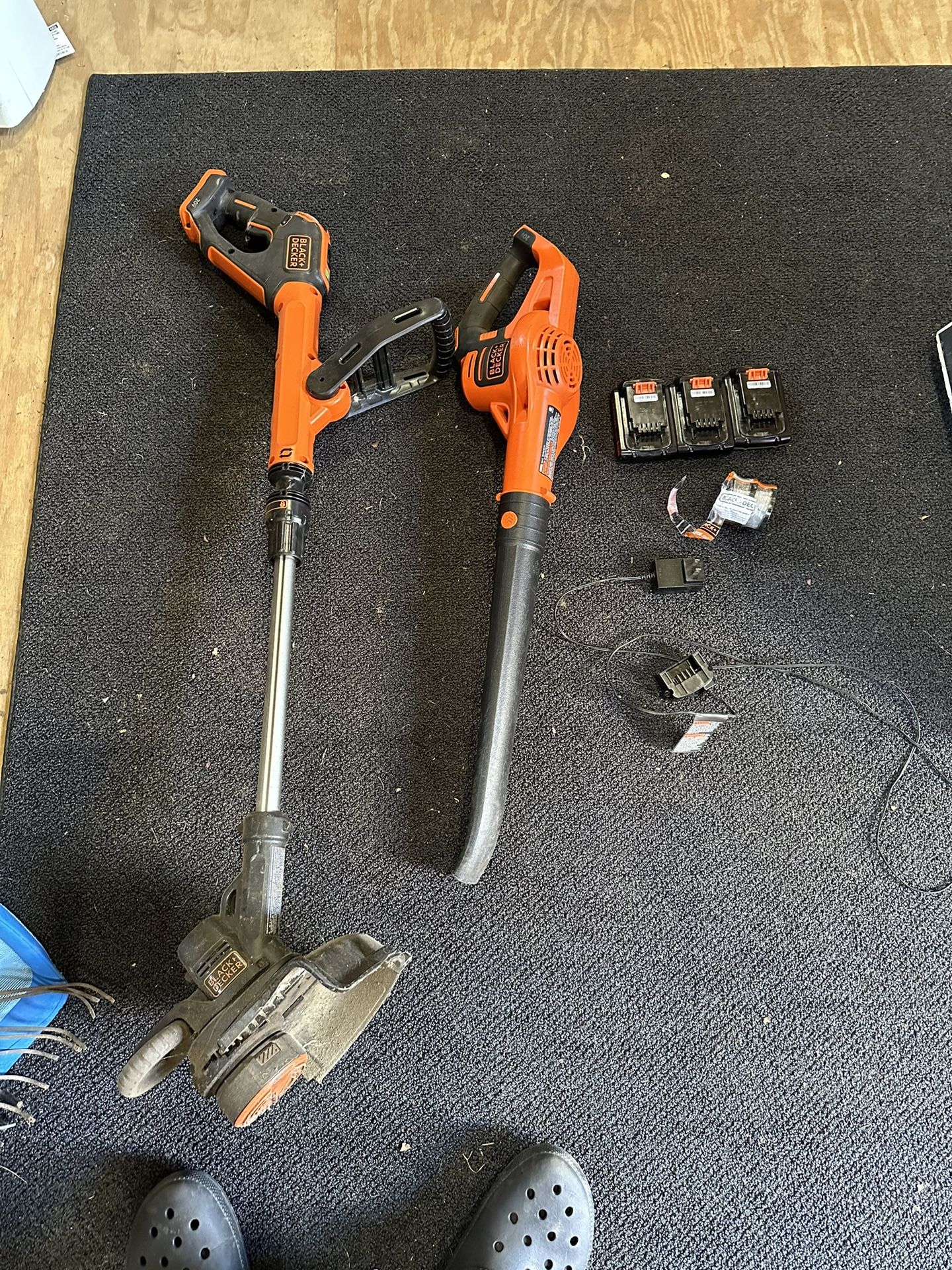 Black And Decker, Electric Leaf Blower And Trimmer for Sale in