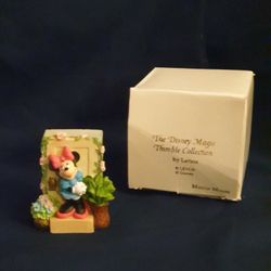 The Disney Magic Thimble Collection By Lenox Minnie Mouse