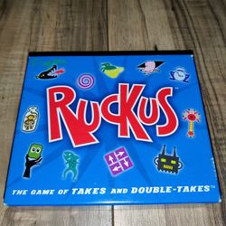 Ruckus Card Game - Fun Street Games 2005 - Takes & Double Takes - Open Box