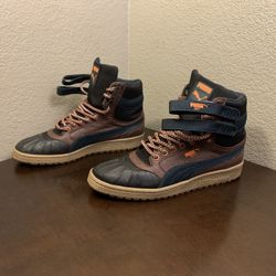 Puma Sky II Hi Duck Boot Green Brown Mens Size 10.5