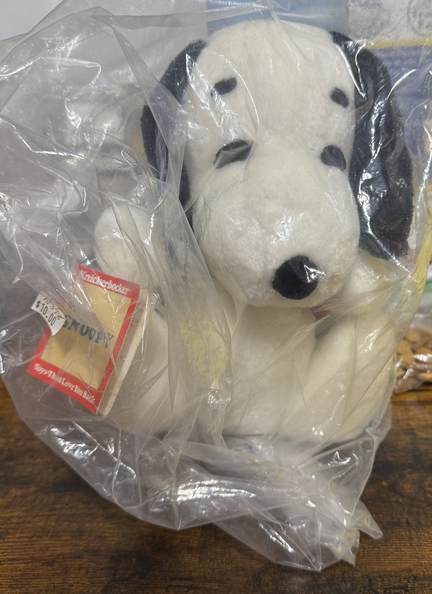 Snoopy plush doll by Knickerbocker (1968)