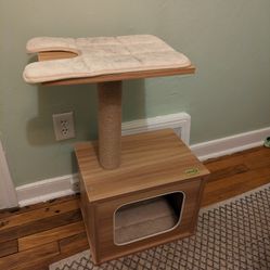 Cat Tower, Cave, Scratching Post All In One