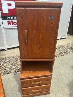 pier cabinet oak