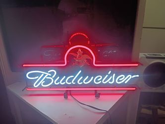 Vintage Original Budweiser Neon Beer sign*