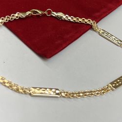 - Anklet -18k Brazilian Gold Filled Women Anklet Best Quality Guarantee💥💥💥 (Can Be Wet)