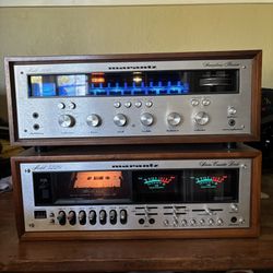 Marantz 2245 Receiver + 5220 Cassette Tape Deck