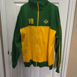 Brazil Futbal (Soccer) Jacket. Size XL