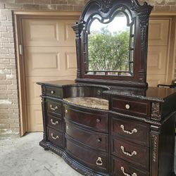 Dark Wood Dresser