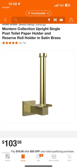 Montero Collection Toilet Paper Holder