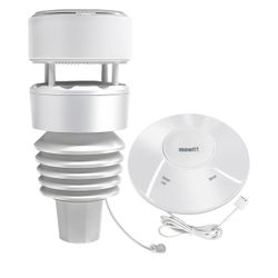 ECOWITT Wittboy Weather Station GW2001, Includes GW2000 Wi-Fi IoT Hub and WS90 7-in-1 Outdoor Solar Powered Weather Sensor, Supports WU/WeatherCloud/W