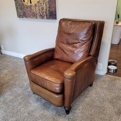 Hooker Brown Leather Chair