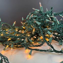 Christmas Tree Lights 35 Ft – Warm White – Indoor/Outdoor