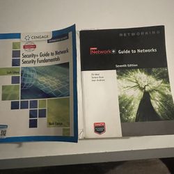 CompTIA Security And Network + Book