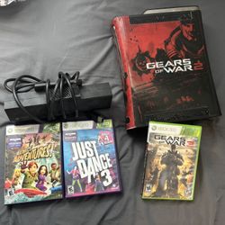 Xbox 360 Gears of War Limited Edition Bundle + Kinect + Games