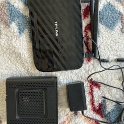 TP Link router and Motorola Modem