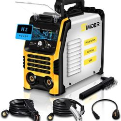SSIMDER Stick Welder with Pulse ARC 140A ARC/PULSE Stick/LIFT TIG 3 in 1 Welding Machine 